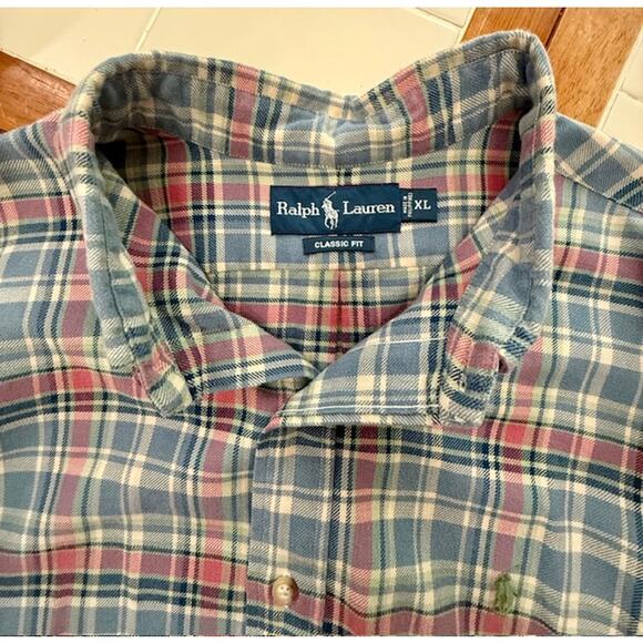 Polo Ralph Lauren Plaid Button Down Shirt - Men's XL - Picture 5 of 8
